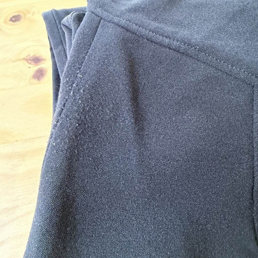Obermeyer Vtg Black Overall Bib Snow Suit Sz 8 LONG Stirrup Wool Blend One Piece - Picture 11 of 12